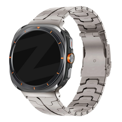Bandz Samsung Galaxy Watch Ultra 2 Titanium Strap 'Iron' (Titanium)