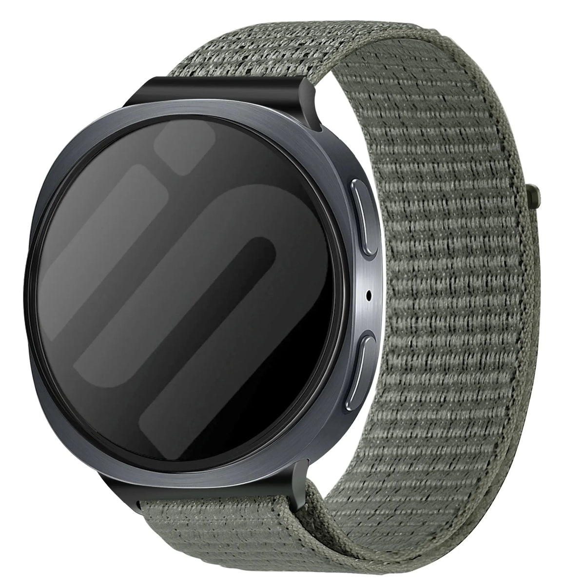 Nylon Strap, on a watch, 3/4 front view
