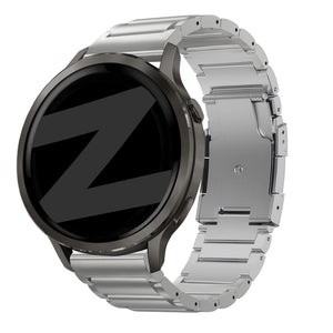Bandz Garmin Forerunner 70 Titanium Link Strap (Silver)