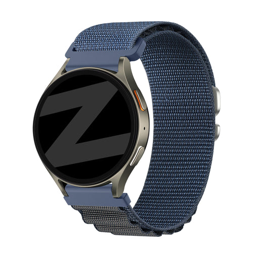 Bandz Bracelet nylon Alpine Samsung Galaxy Watch 5 - 44mm (gris bleu)