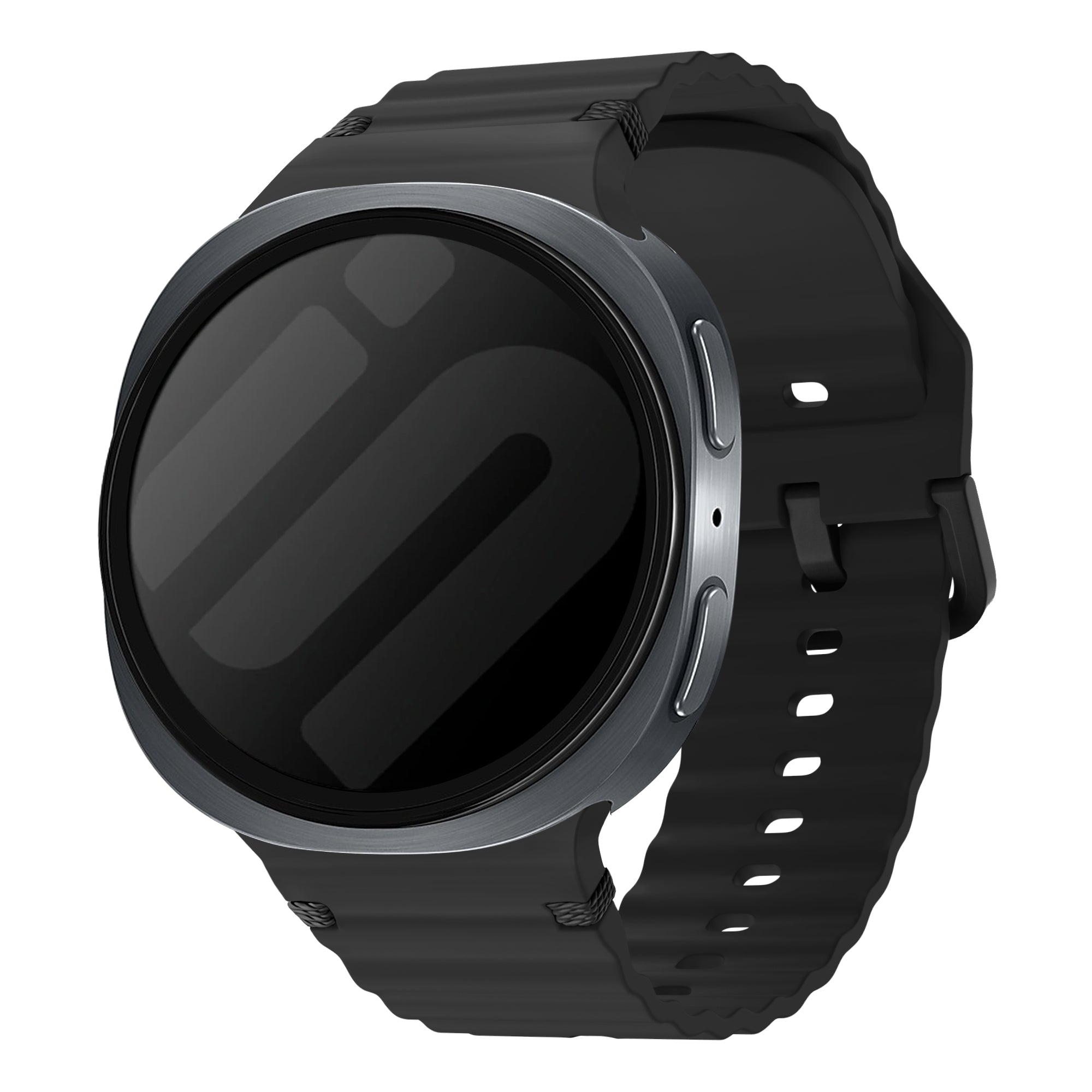 Bracelet silicone Wave Samsung Galaxy Watch 8 - 40mm (noir)