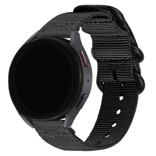 BALR Fossil Gen 5 Nylon Strap with Buckle (Black)