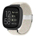 Bracelet tressé réglable Fitbit Versa 3 (beige melange)