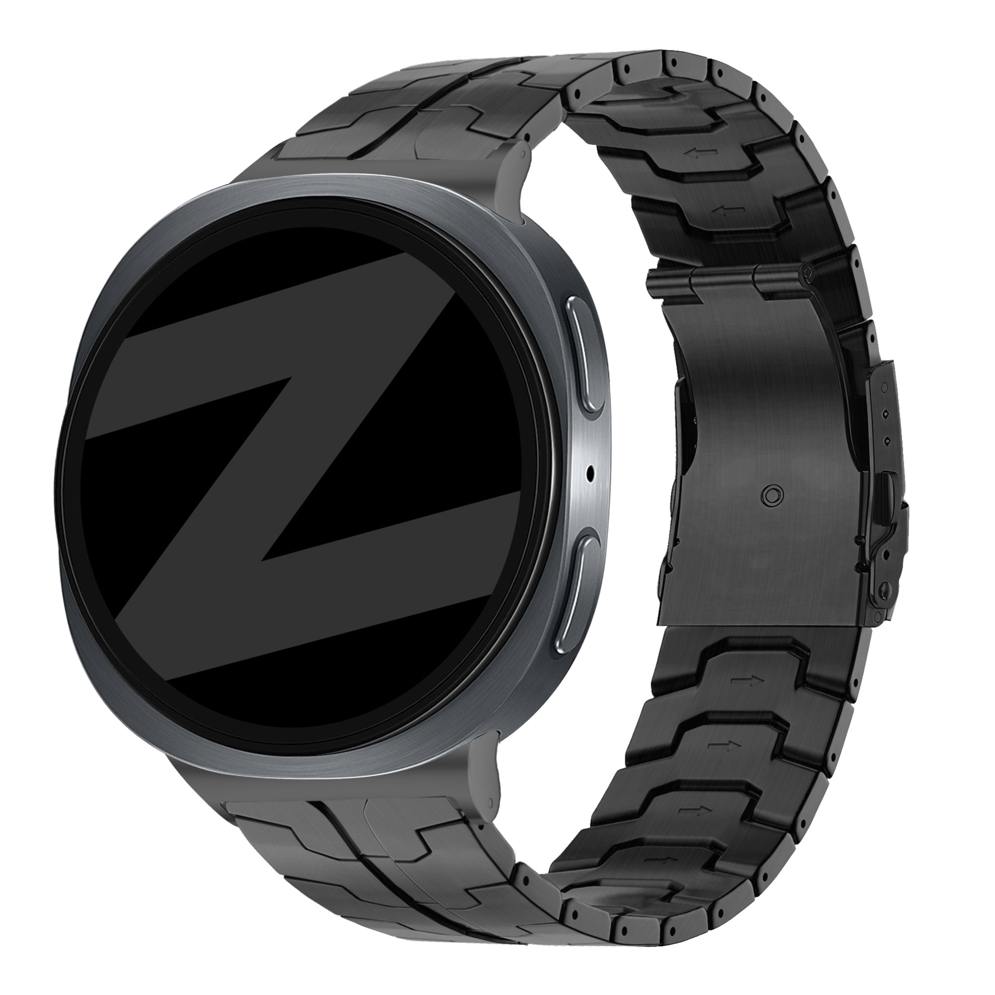 Bandz Samsung Galaxy Watch 9 - 40mm Titanium Strap 'Iron' (Black)