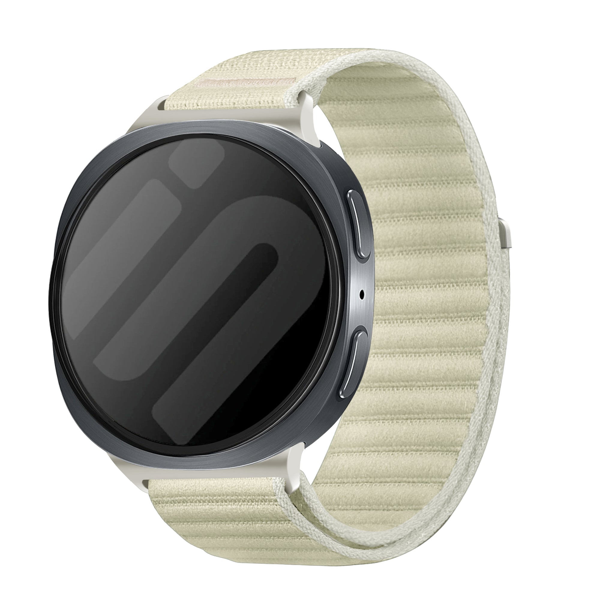 Bracelet nylon ondulé Samsung Galaxy Watch 9 - 40mm (lumière stellaire)