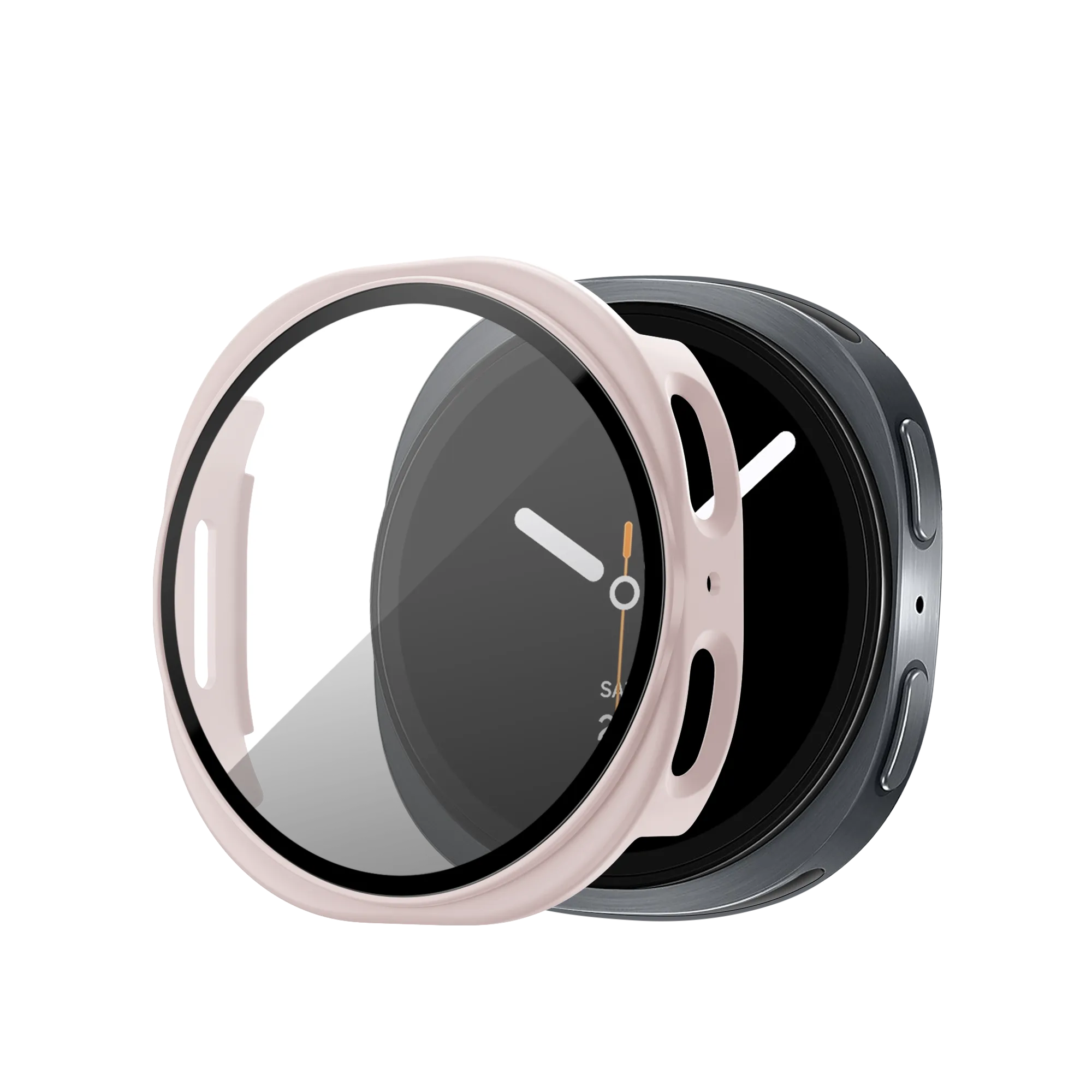 Bandz Coque PC avec verre Samsung Galaxy Watch 8 - 40mm (rose)
