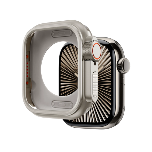 Bandz Coque métallique Apple Watch (titane)