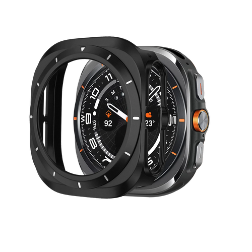 Bandz Coque PC bisel Samsung Galaxy Watch Ultra (noir /blanc)