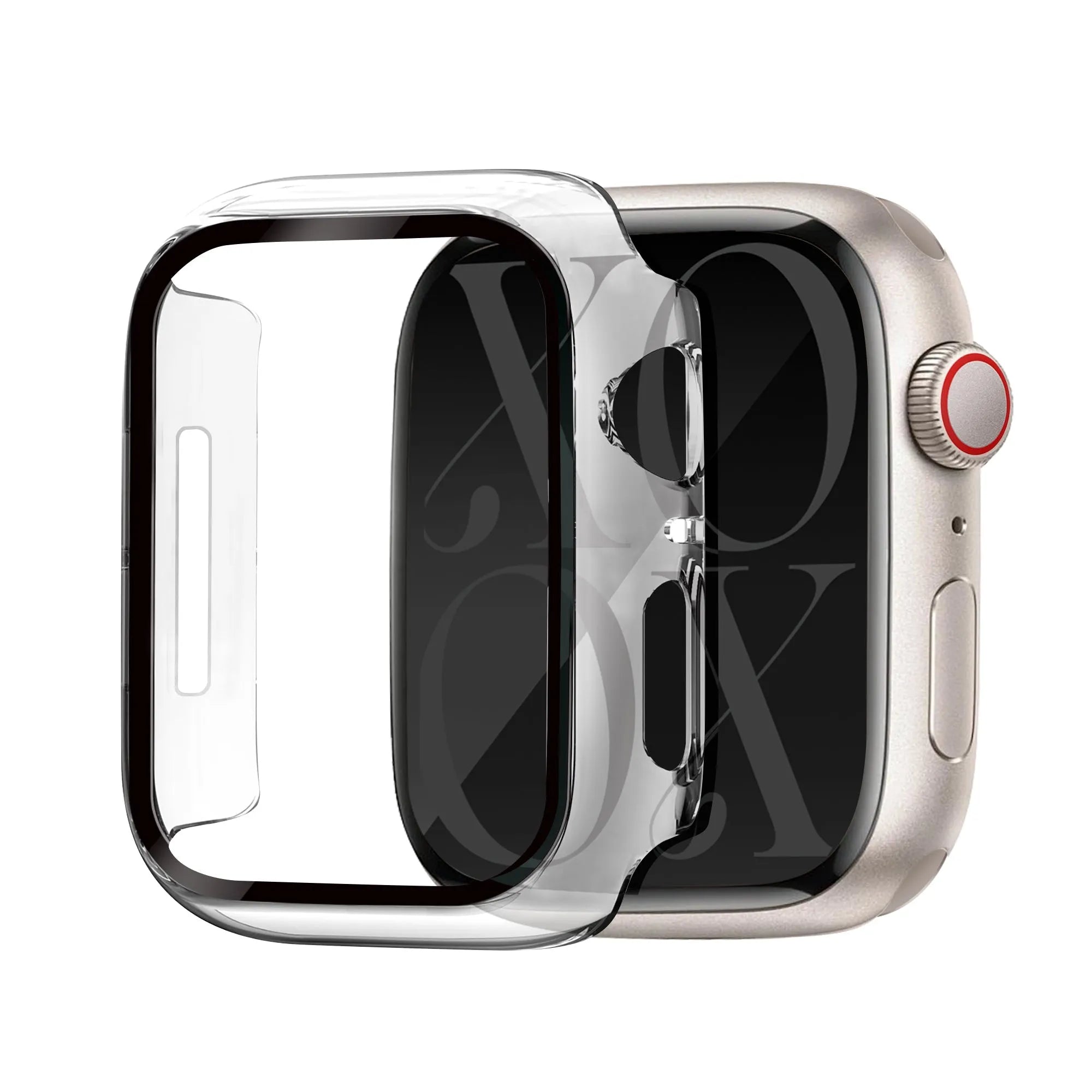 xoxo Wildhearts Apple Watch Case - Transparent