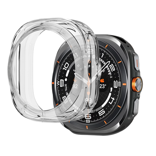 Bandz Coque TPU galvanisé Samsung Galaxy Watch Ultra (transparent)