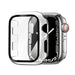 Coque rigide avec verre Apple Watch (transparent)