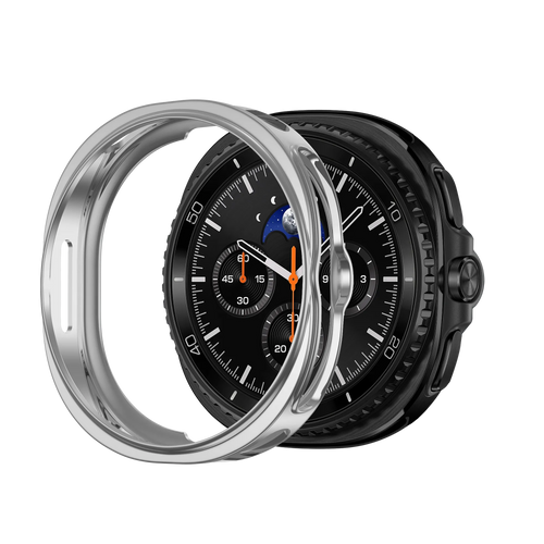 Bandz Coque TPU Samsung Galaxy Watch 8 Classic (argent)