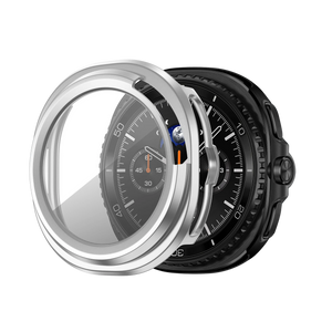 Bandz Coque PC avec verre Samsung Galaxy Watch 8 Classic (argent)