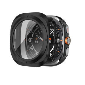 Bandz Coque PC avec verre Samsung Galaxy Watch Ultra (noir)