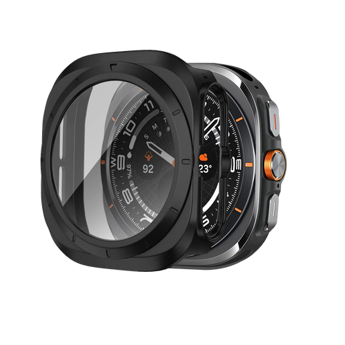 Bandz Coque PC avec verre Samsung Galaxy Watch Ultra (noir)