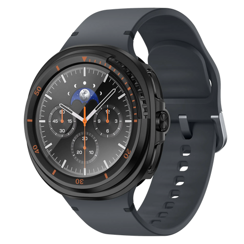 Bandz Coque Bezel avec verre Samsung Galaxy Watch 8 Classic (noir/orange)