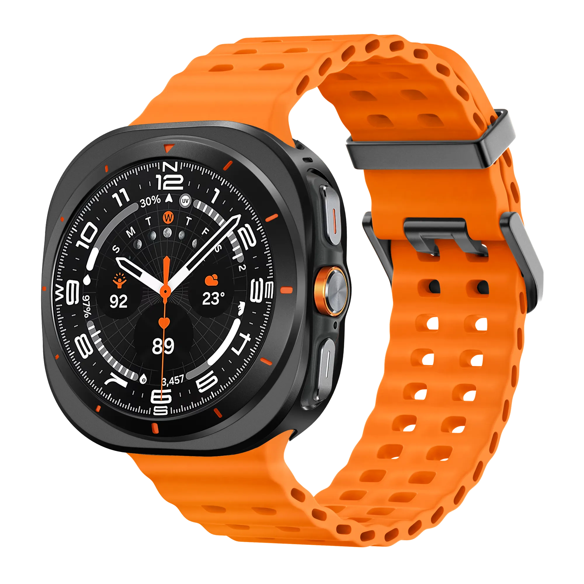 Bandz Coque metallique Samsung Galaxy Watch Ultra (noir)