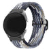 Bracelet tissée réglable Samsung Galaxy Watch 4 Classic 46mm (noir/blanc)