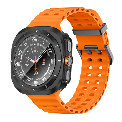 Bandz Coque PC bisel Samsung Galaxy Watch Ultra (noir /blanc)