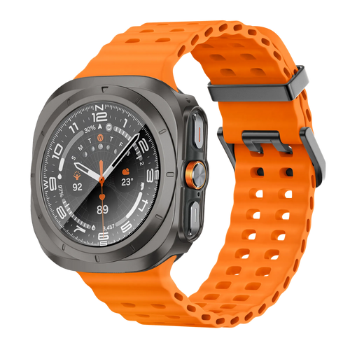 Bandz Coque PC avec verre Samsung Galaxy Watch Ultra (gris titane)