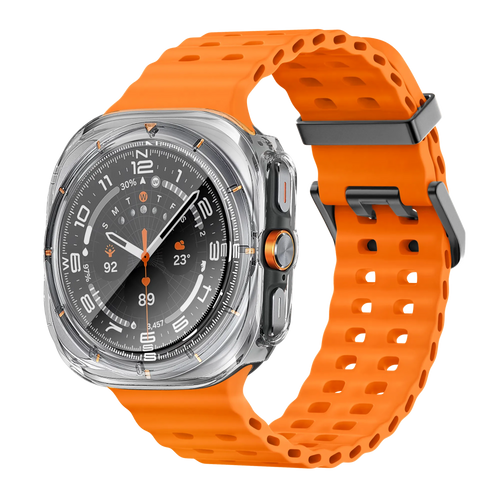 Bandz Coque PC avec verre Samsung Galaxy Watch Ultra (transparent)