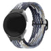 Bracelet nylon tissé Samsung Galaxy Watch 6 - 44mm (noir/blanc)