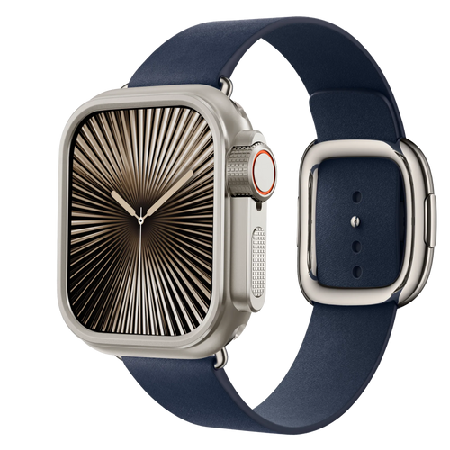 Bandz Coque métallique Apple Watch (titane)