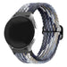 Bracelet tissée réglable Fossil Gen 5e 44mm (noir/blanc)