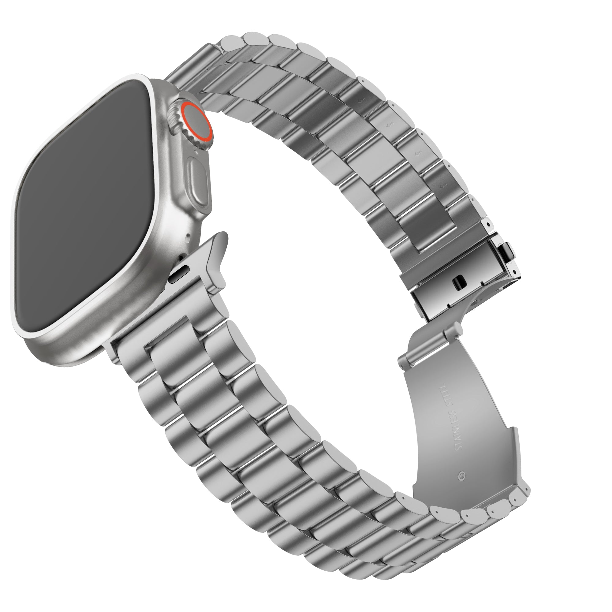 BALR Bracelet titane Apple Watch Ultra (argent)