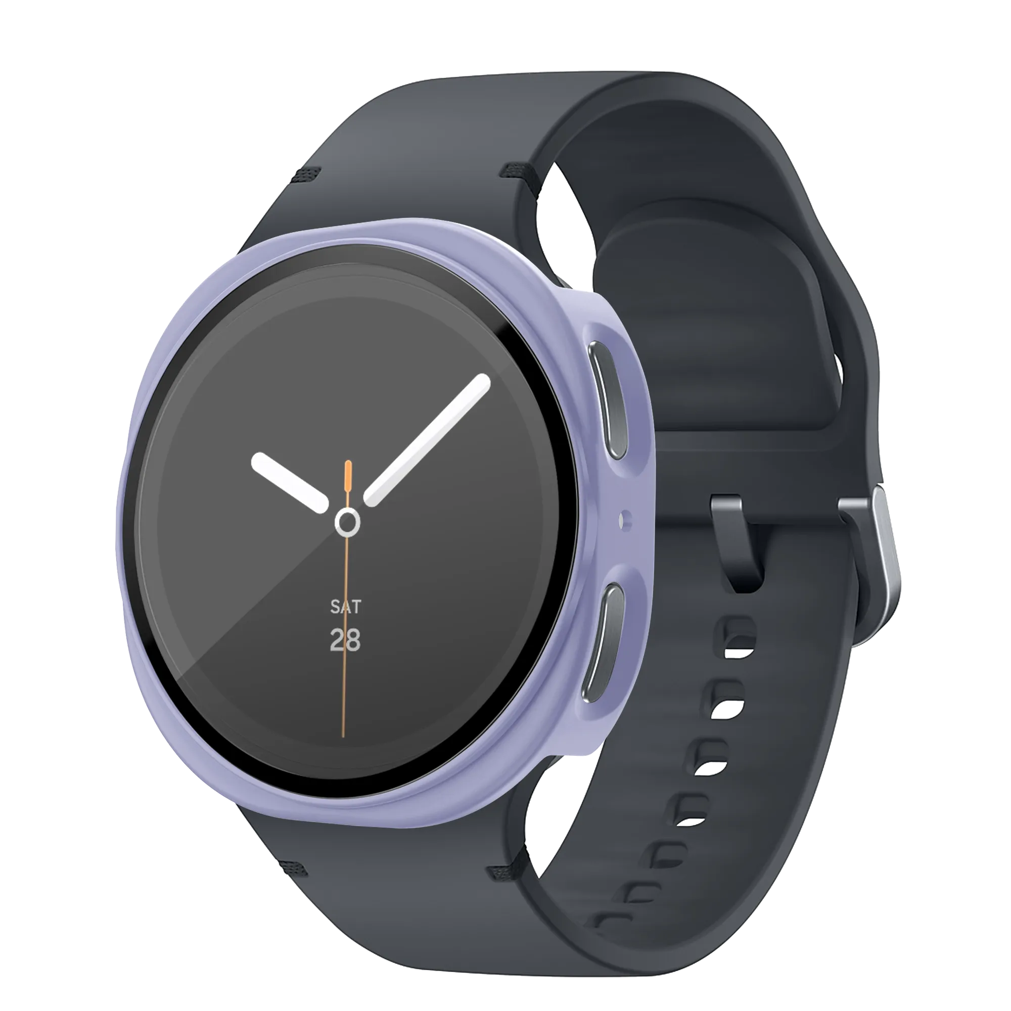 Bandz Coque PC avec verre Samsung Galaxy Watch 8 - 40mm (Purple)