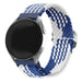 Bracelet nylon tissé Samsung Galaxy Watch 6 - 40mm (bleu/blanc)