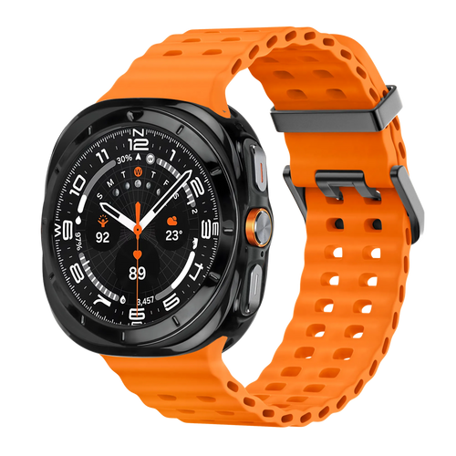 Bandz Coque TPU galvanisé Samsung Galaxy Watch Ultra (noir)