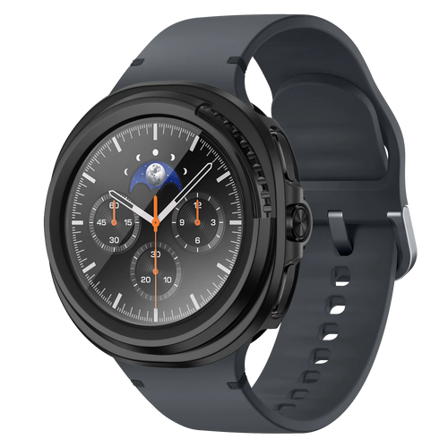 Bandz Coque PC avec verre Samsung Galaxy Watch 8 Classic (noir)