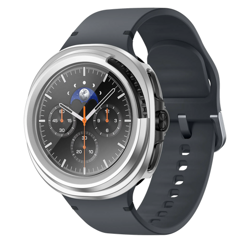 Bandz Coque PC avec verre Samsung Galaxy Watch 8 Classic (argent)