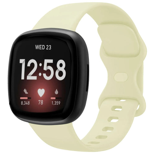 Silicone Strap 'Classic', on a watch, 3/4 front view