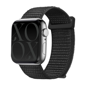 Bracelet nylon xoxo Wildhearts Apple Watch (noir)