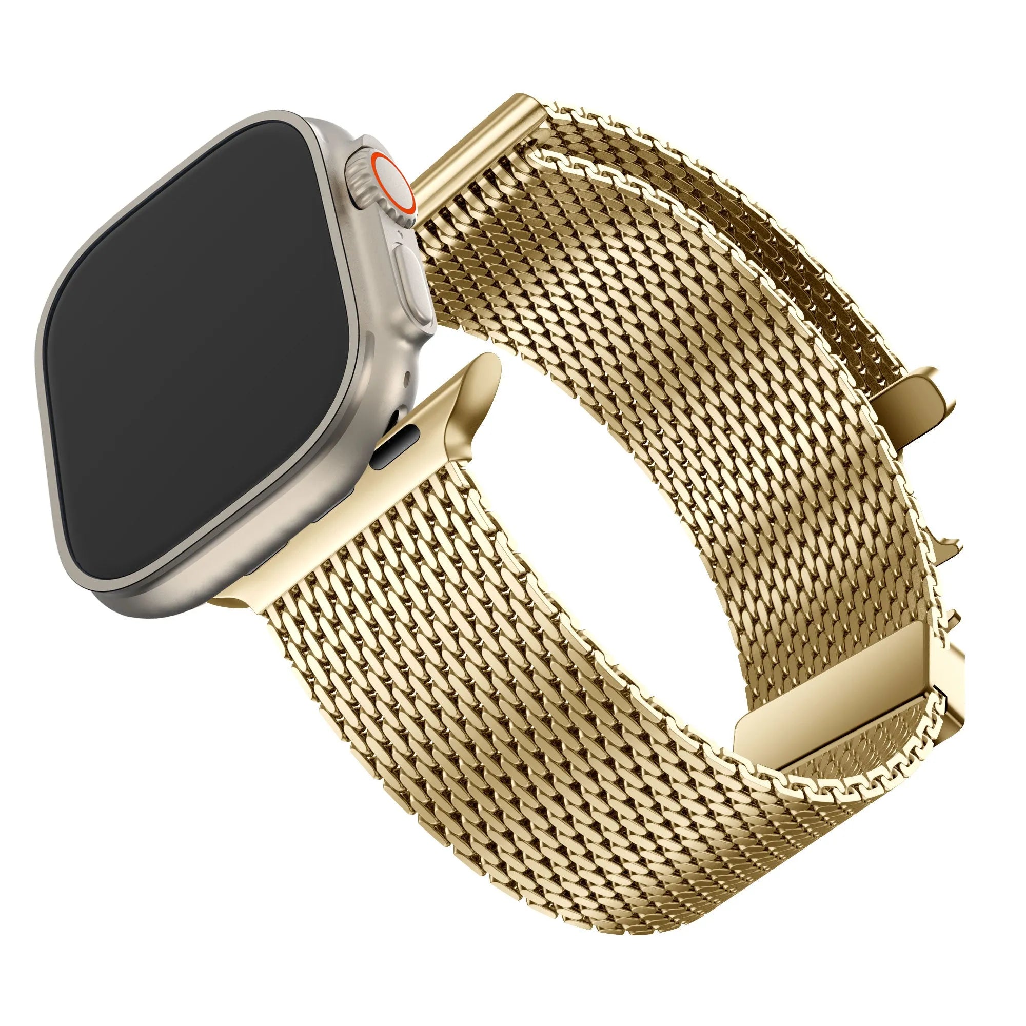 Bandz Bracelet Milanais Loop avec boucle-P Apple Watch (or)