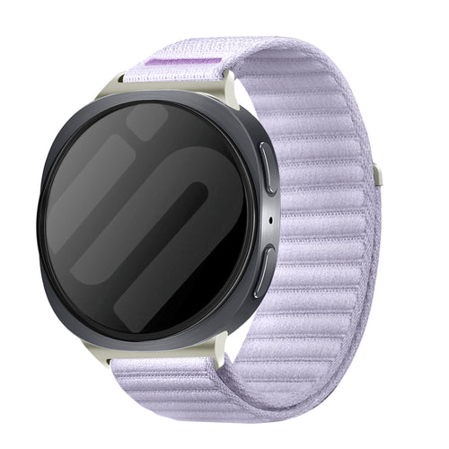 Bracelet nylon ondulé Samsung Galaxy Watch 9 - 40mm (mauve)