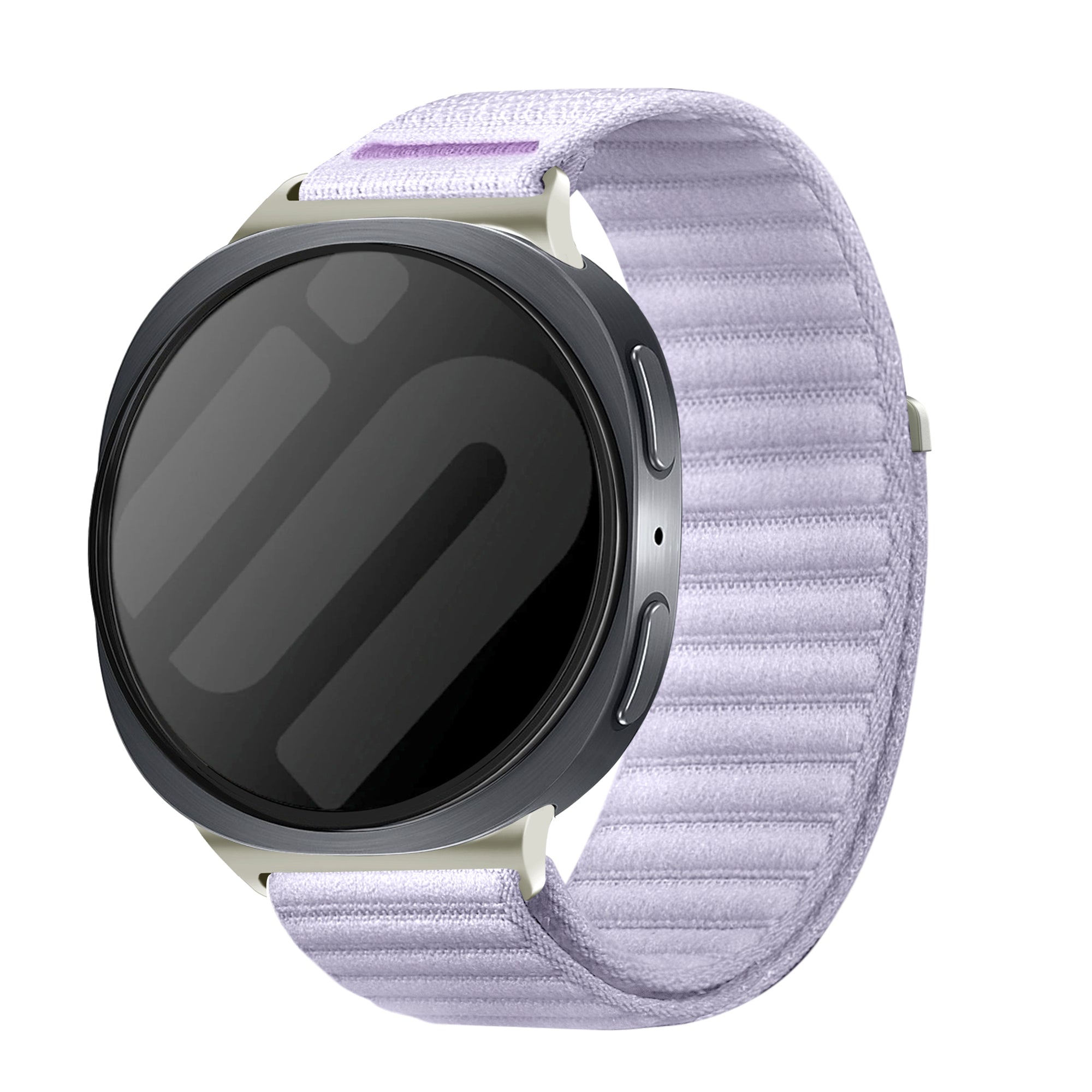 Bracelet nylon Wave Samsung Galaxy Watch 8 - 44mm (violet clair)