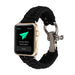 Bracelet corde en nylon Apple Watch (noir)