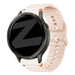 Bandz Bracelet silicone ondulé Garmin Forerunner 255s (rose clair)
