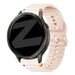 Bandz Bracelet silicone ondulé Garmin Forerunner 265s (rose clair)