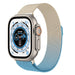 Bracelet milanais Apple Watch Ultra (or/bleu)