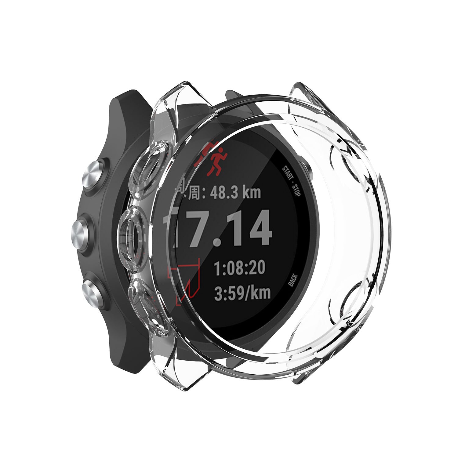 Coque TPU Garmin Forerunner 645 (transparent)