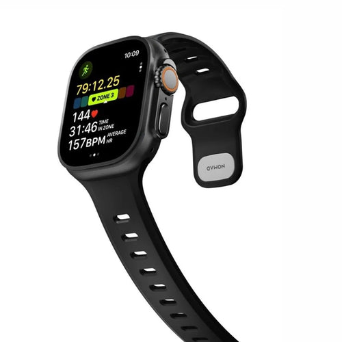 Nomad Bracelet silicone Tempo Apple Watch (noir)
