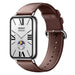 Bracelet cuir Xiaomi Smart Band 8 Pro (marrón fonce)