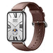 Bracelet cuir Xiaomi Smart Band 8 Pro (marrón fonce)