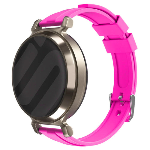 Silicone Strap, on a watch, 3/4 front view