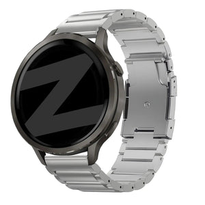venu 2s titanium link band silver