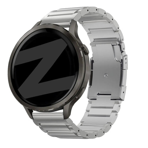 vivomove 3s titanium link band silver